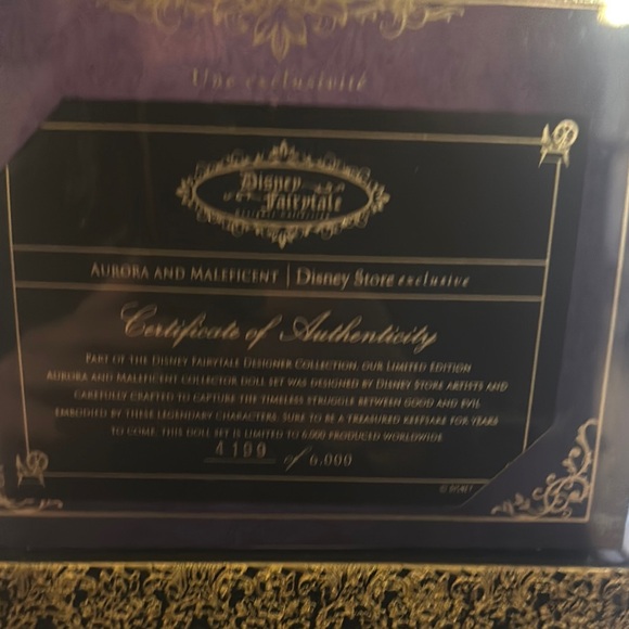 Disney Fairytale Aurora and Maleficent Doll Set - Picture 6 of 8